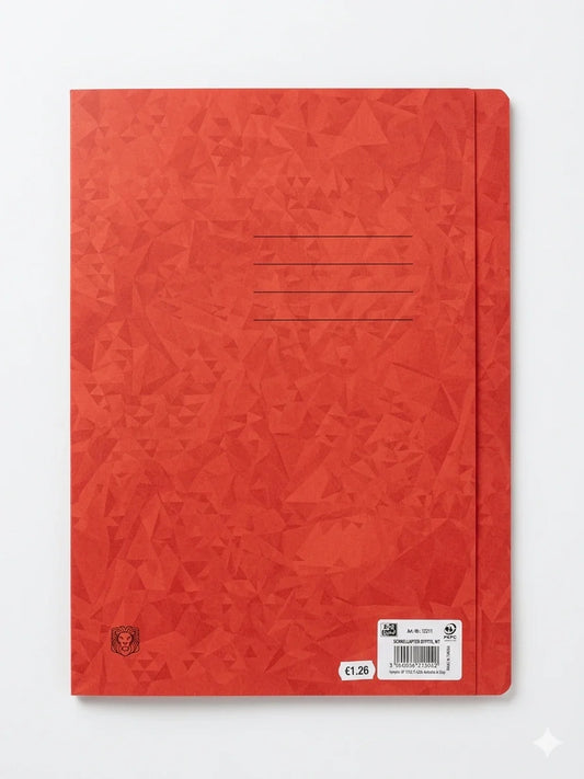 SD Premium Red Textured Folder | SD In Lebanon
