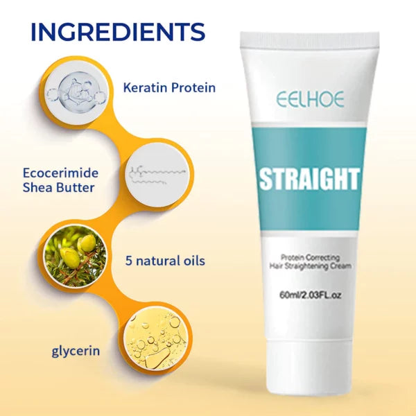 EELHOE Protein Correcting Hair Straightening Cream كريم فرد الشعر بالبروتين