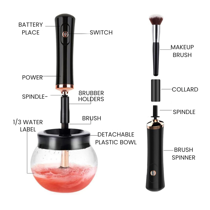 Make Up Brush Cleaner | Washing & Drying - Medaid International