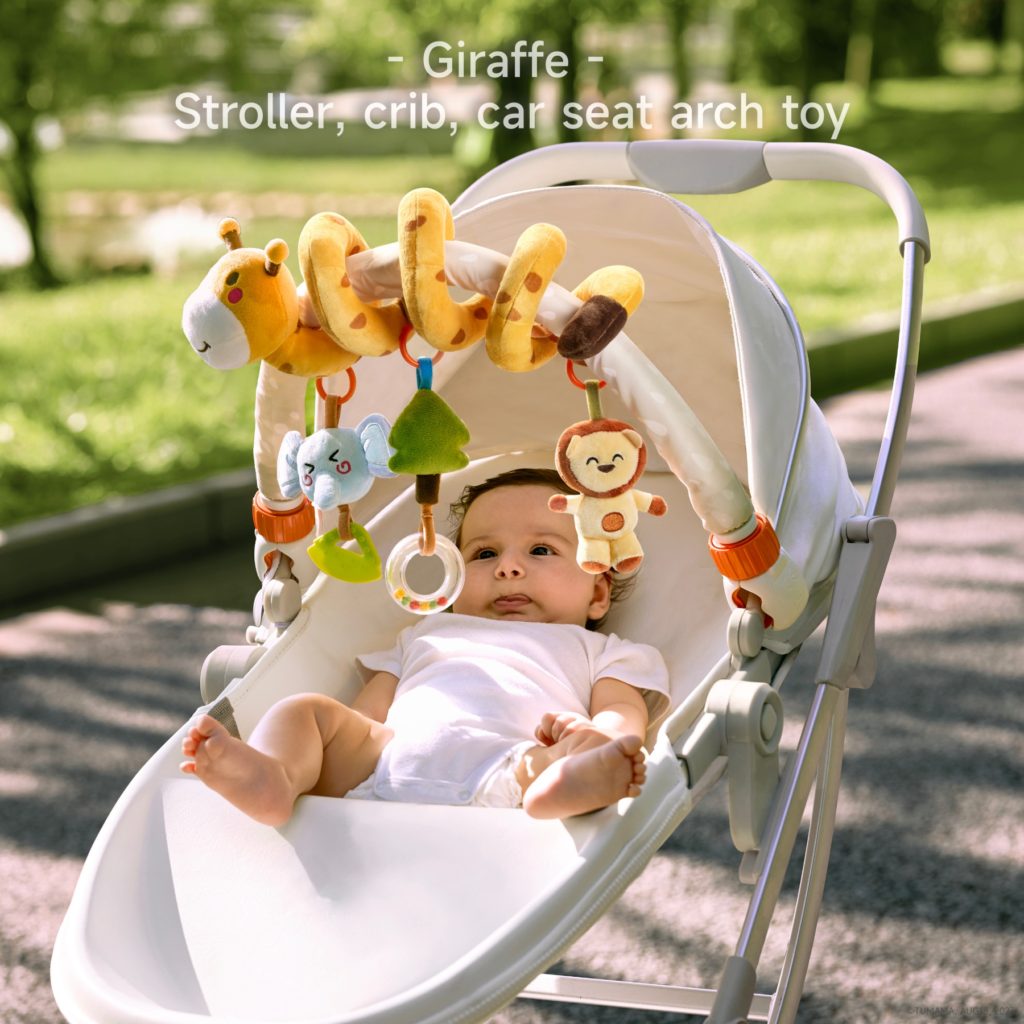 Tumama Kids - Giraffe Baby Arch Toy & Spiral - 2in1