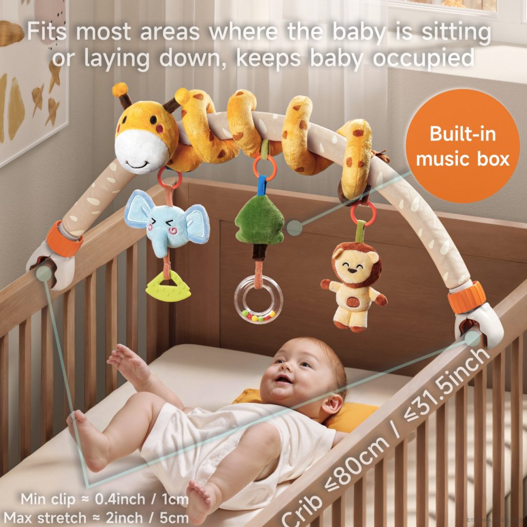 Tumama Kids - Giraffe Baby Arch Toy & Spiral - 2in1
