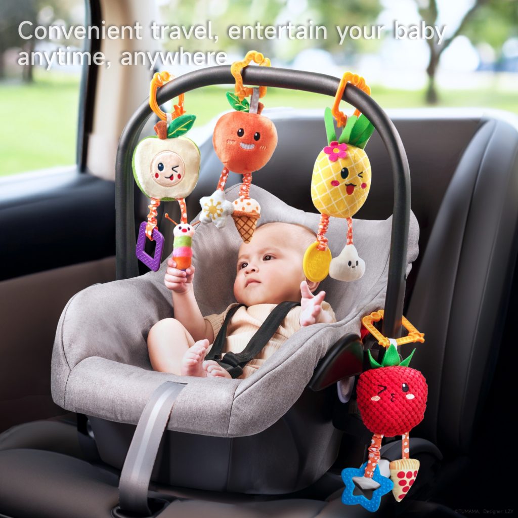 Tumama Kids - Fun Soft Fruit - Hanging Rattle