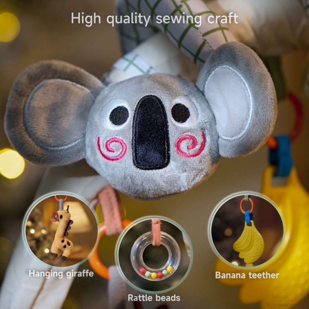 Tumama Kids - Koala Spiral Toy - Textured Play Activity Toy - Sensory For Exploration And Engagement