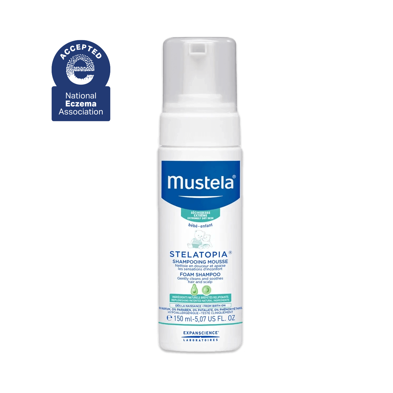 Mustela Stelatopia Foam Shampoo
