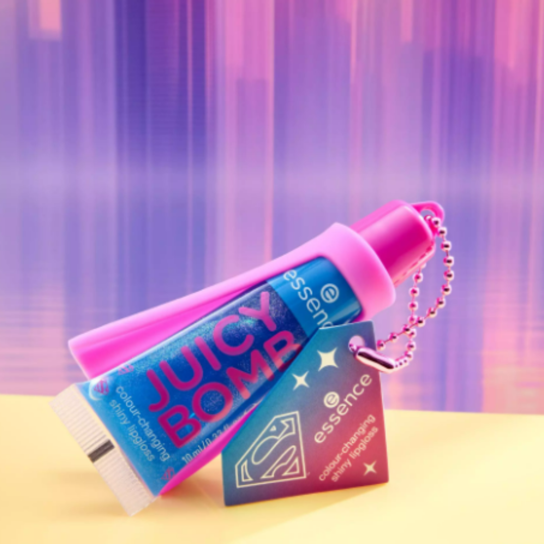 Essence Superman Juicy Bomb Colour Changing Shiny Lip gloss