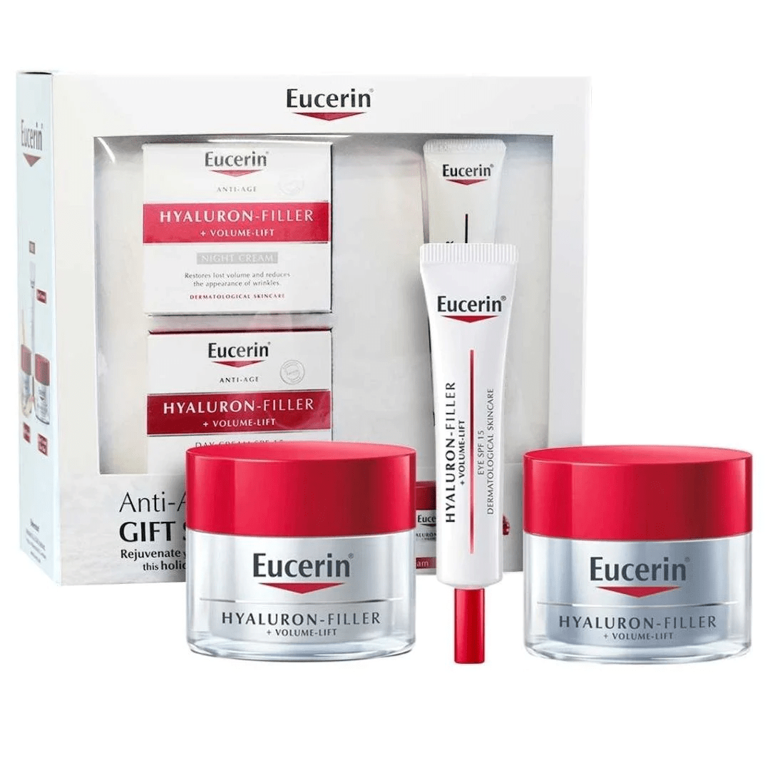EUCERIN Hyaluron-Filler + Volume Lift Day Cream SPF15 for Normal to Combination Skin (Bundle)