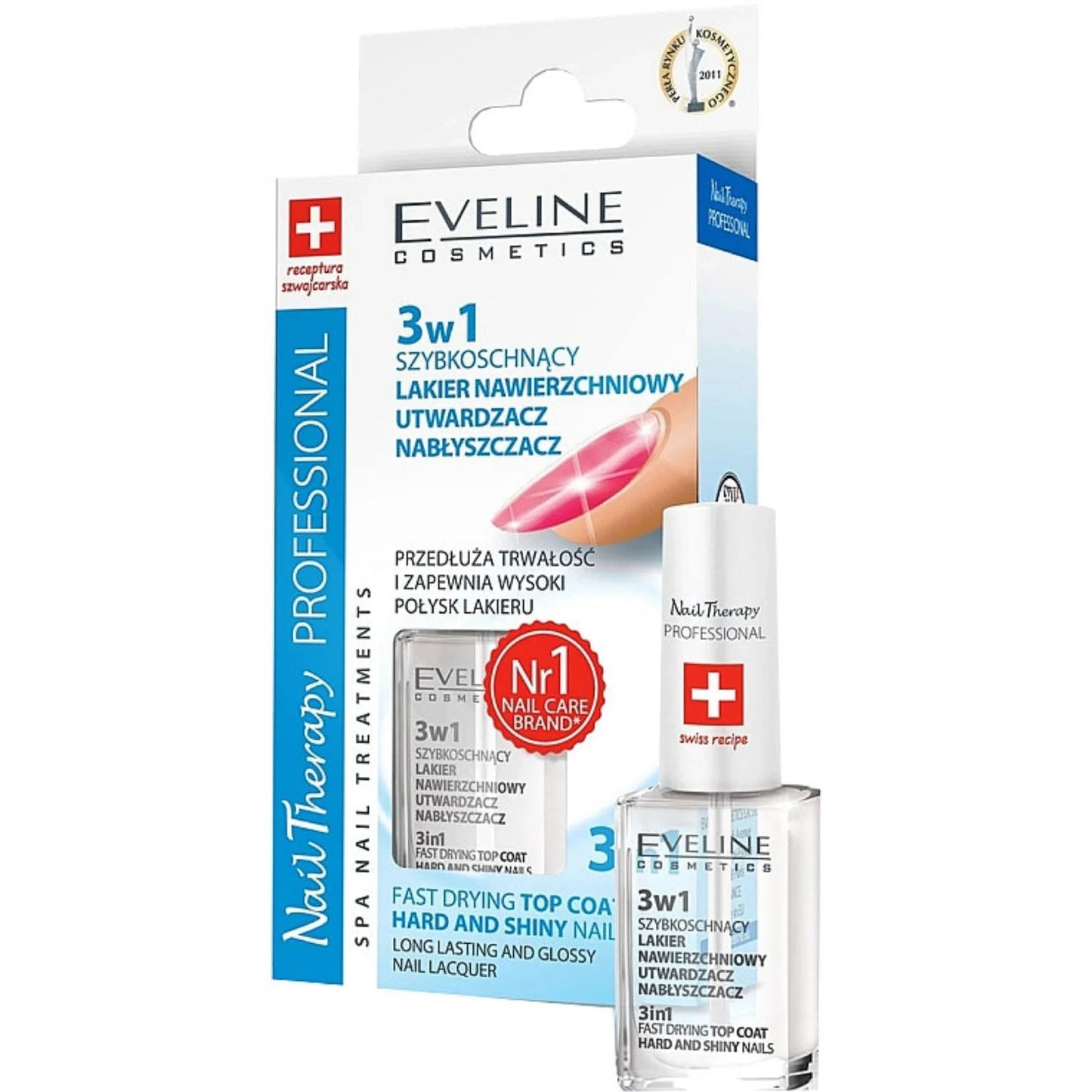 Eveline Nail Therapy Total Action 8 in 1 Intensive Nail Conditioner 12 ml Imported