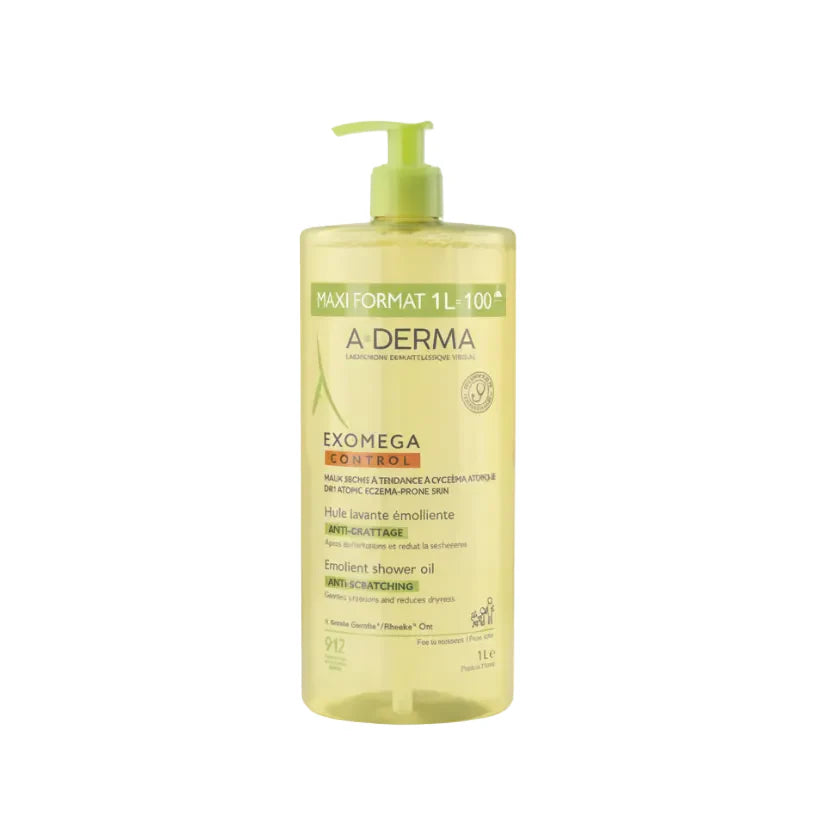 Exomega Control Emollient Soothing & cleansing oil 1L
