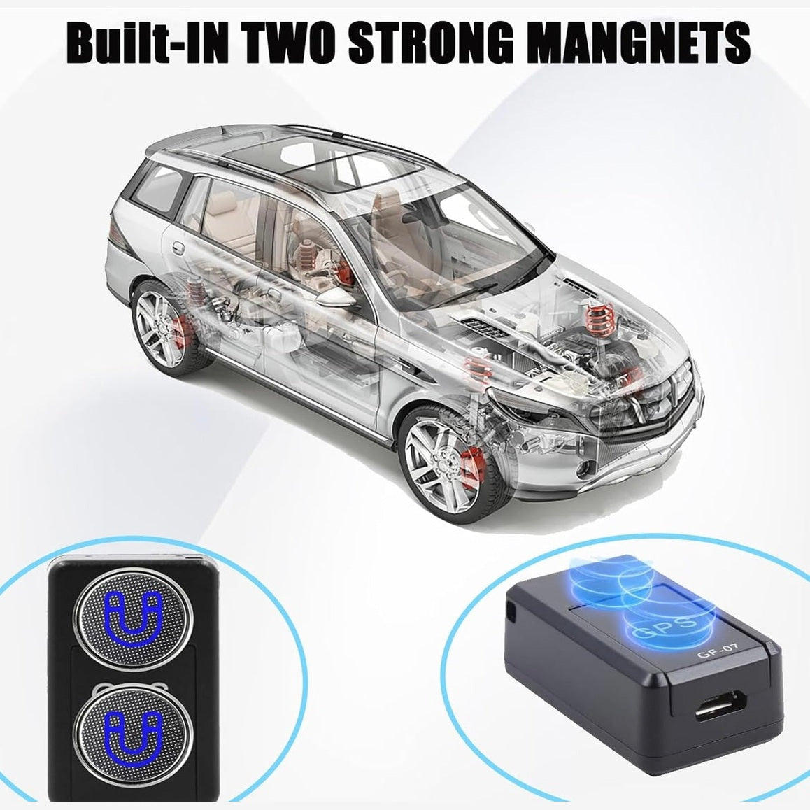 Medaid Mini GPS Magnetic Device Spy Tracker