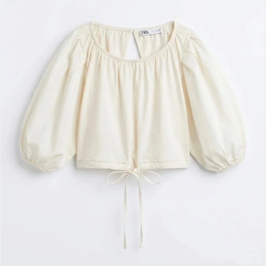 Zara Girl's Off White Blouse | Zara In Lebanon