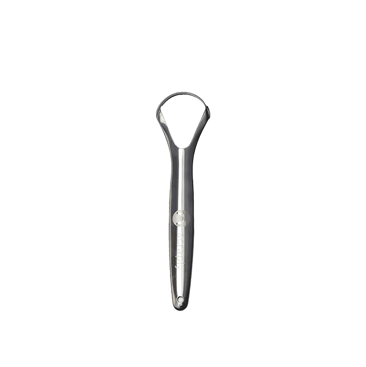 Sale Stainless Steel Tongue Scraper Oral Cleaner Large Loop - 1 pc