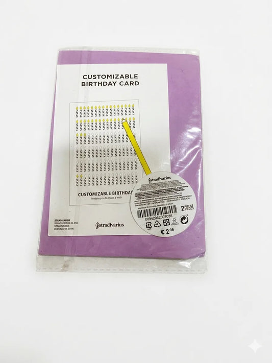 SD Stradivarius Customizable Birthday Card | SD In Lebanon