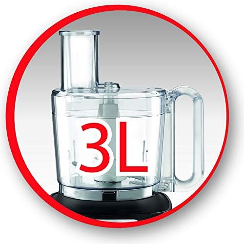Moulinex Compact DoubleForce Multifunctional Food Processor - 3 Liters, 800W