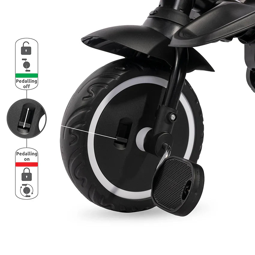 Lorelli - Folding Tricycle Freccia - Rotation 360 - Grey
