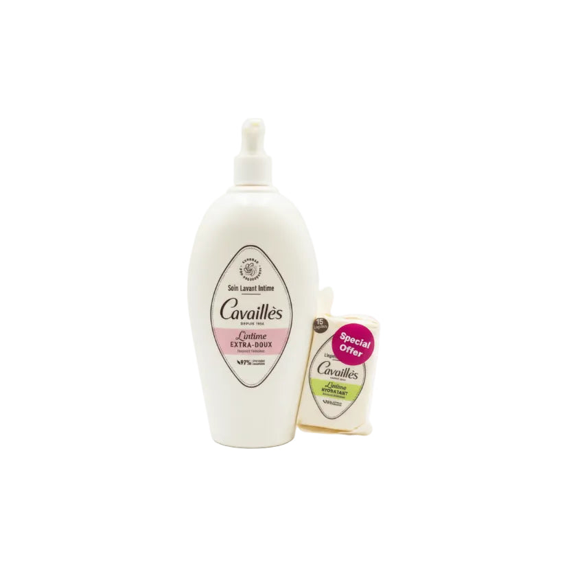 Intime Extra Doux 500ml & Wipes