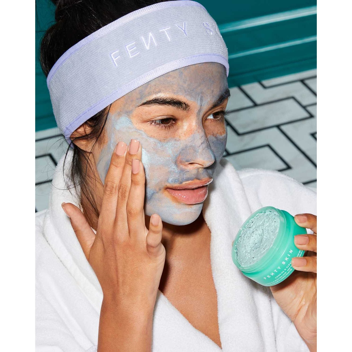 fenty-skin-cookies-n-clean-whipped-clay-pore-detox-face-mask-with-salicylic-acid-charcoal-75-ml - Medaid International