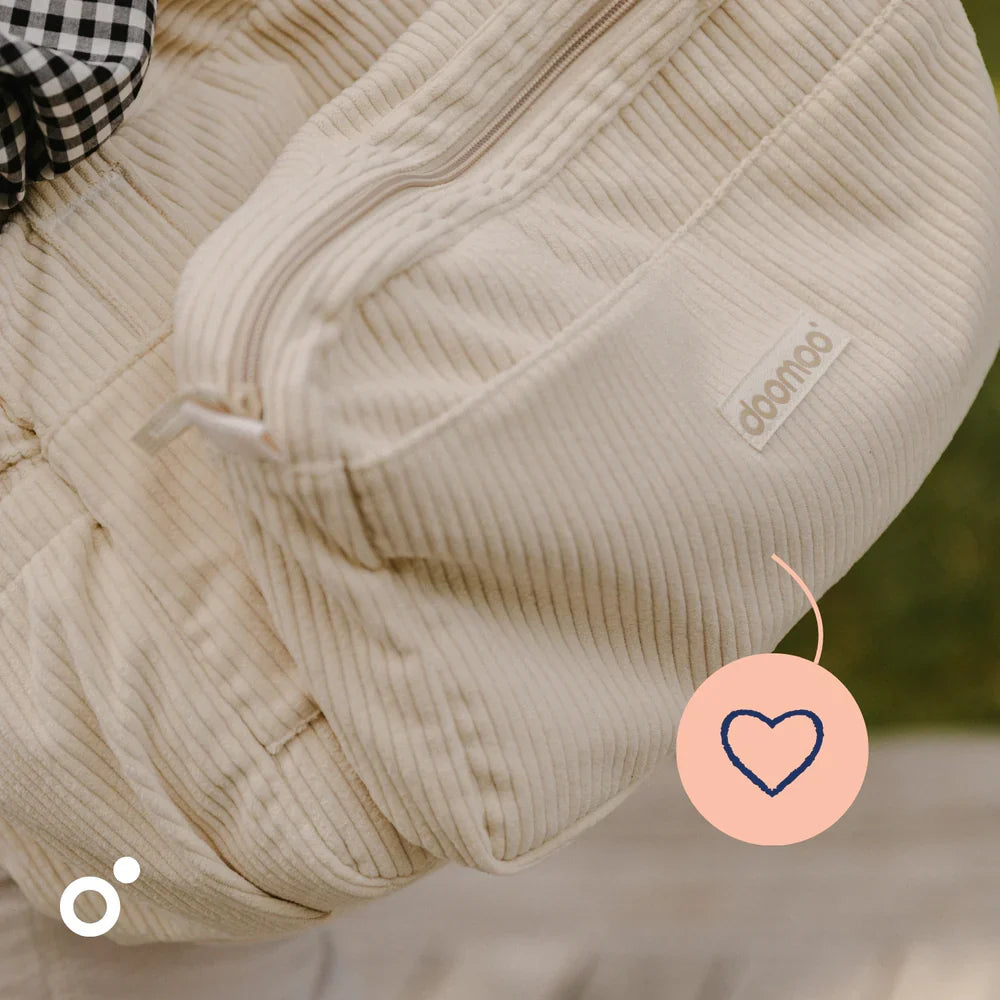 Doomoo - Fluffy Diapering Bag - Corduroy Sand - NEW!!