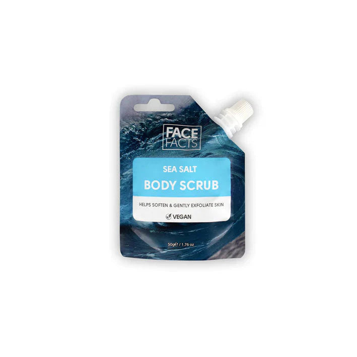 Face facts sea salt body scrub