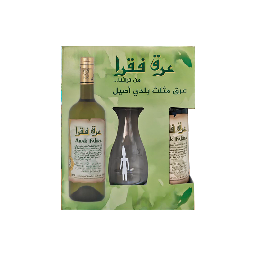 Fakra Arak Coffret 2 x 70cl + Free Carafe
