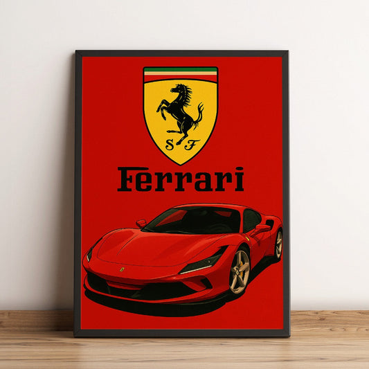 Sook's Ferrari Poster