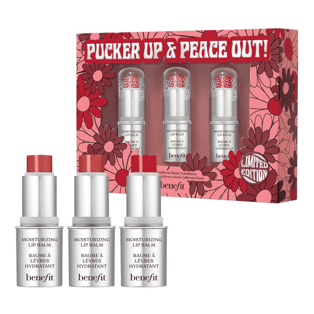 Benefit Pucker Up & Peace Out Lip Set Lipstick