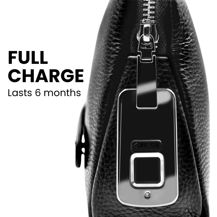 Premium Leather Fingerprint Man Bag - Medaid International
