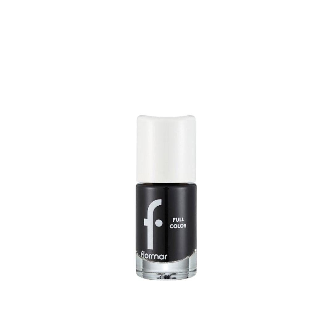 Flormar Full Color Nail Enamel FC32 Victory Of Black Nail Polish