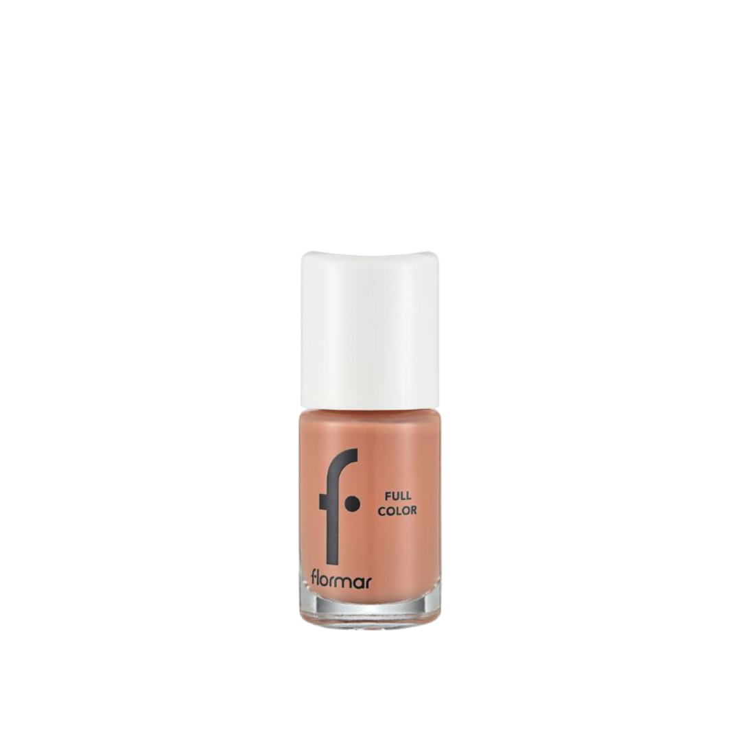 Flormar Full Color Nail Enamel FC45 Peach Sparkler Nail Polish