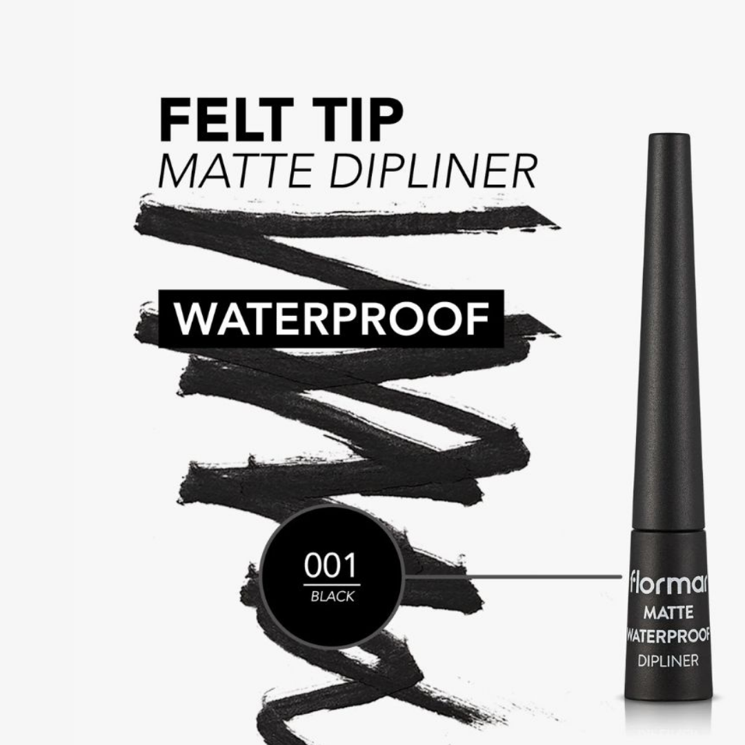 Flormar Matte Waterproof Dipliner Eyeliner
