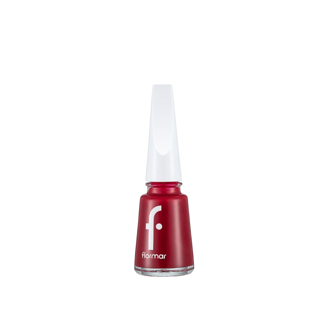 Flormar Nail Enamel 128 Bordeaux Scream Nail Polish