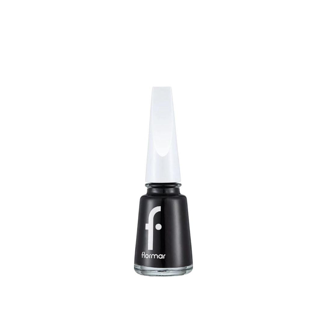 Flormar Nail Enamel 313 Black Minimalism Nail Polish