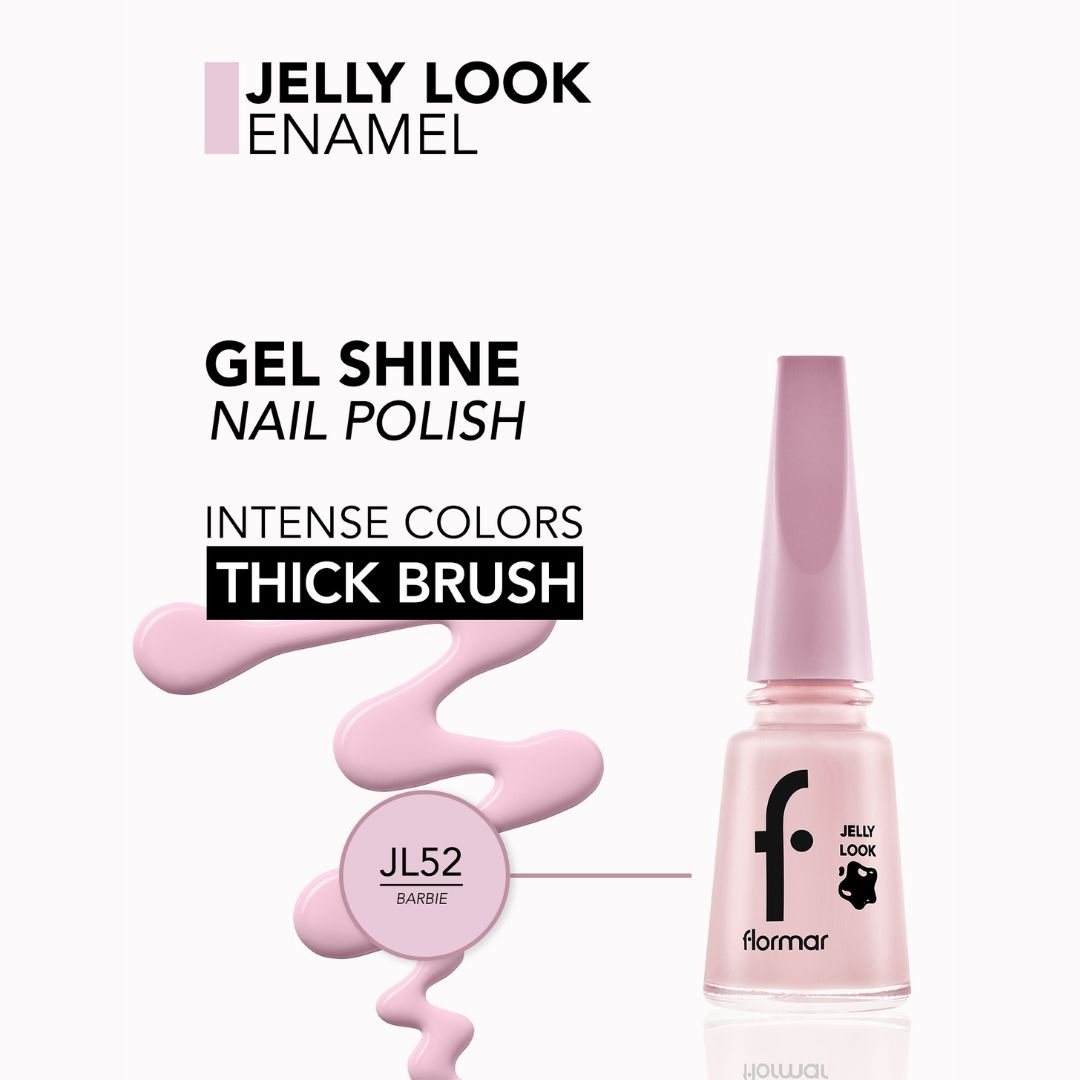 Flormar Jelly Look Nail Enamel JL52 Barbie Nail Polish