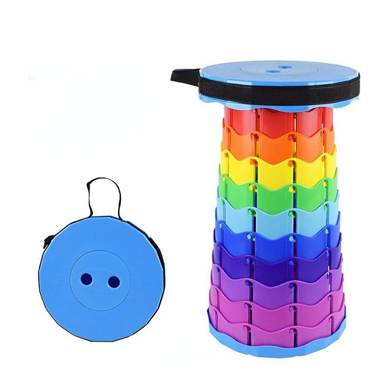 Folding Lightweight Expandable Stool with Load Capacity Up 400 KG Multifunction Portable Collapsible Stool for Camping Fishing and Hiking 1 Piece - Image 1