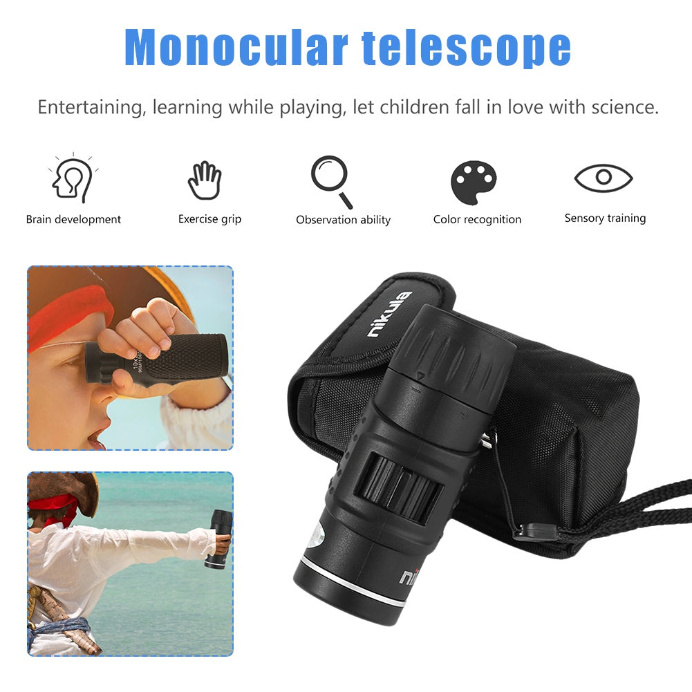 Monocular Telescope 7X18 Fully Coated Optics BAK4 Prisms Mini Monocular With Night Vision For Outdoor Hunting Camping