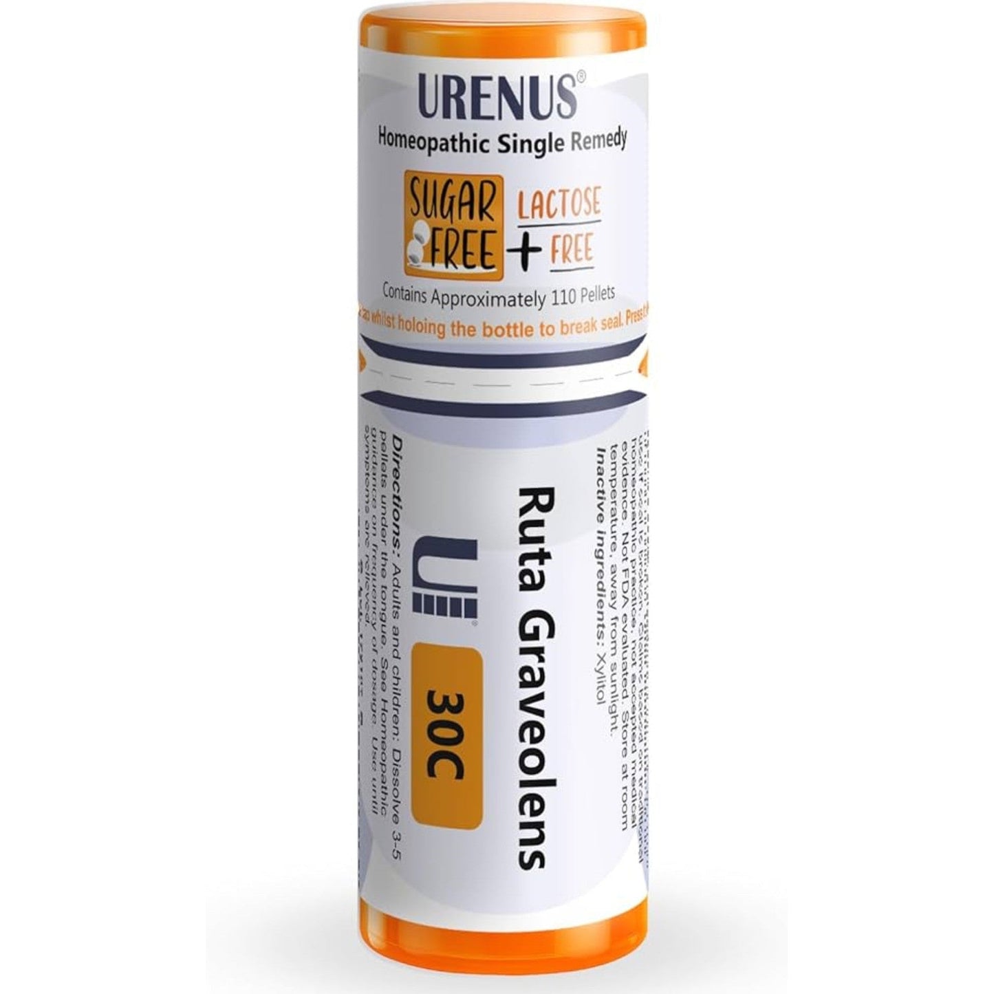 Ruta Graveolens 30C Sugar Free Lactose Free Homeopathic Remedy 110 Pellets, Urenus - Medaid International