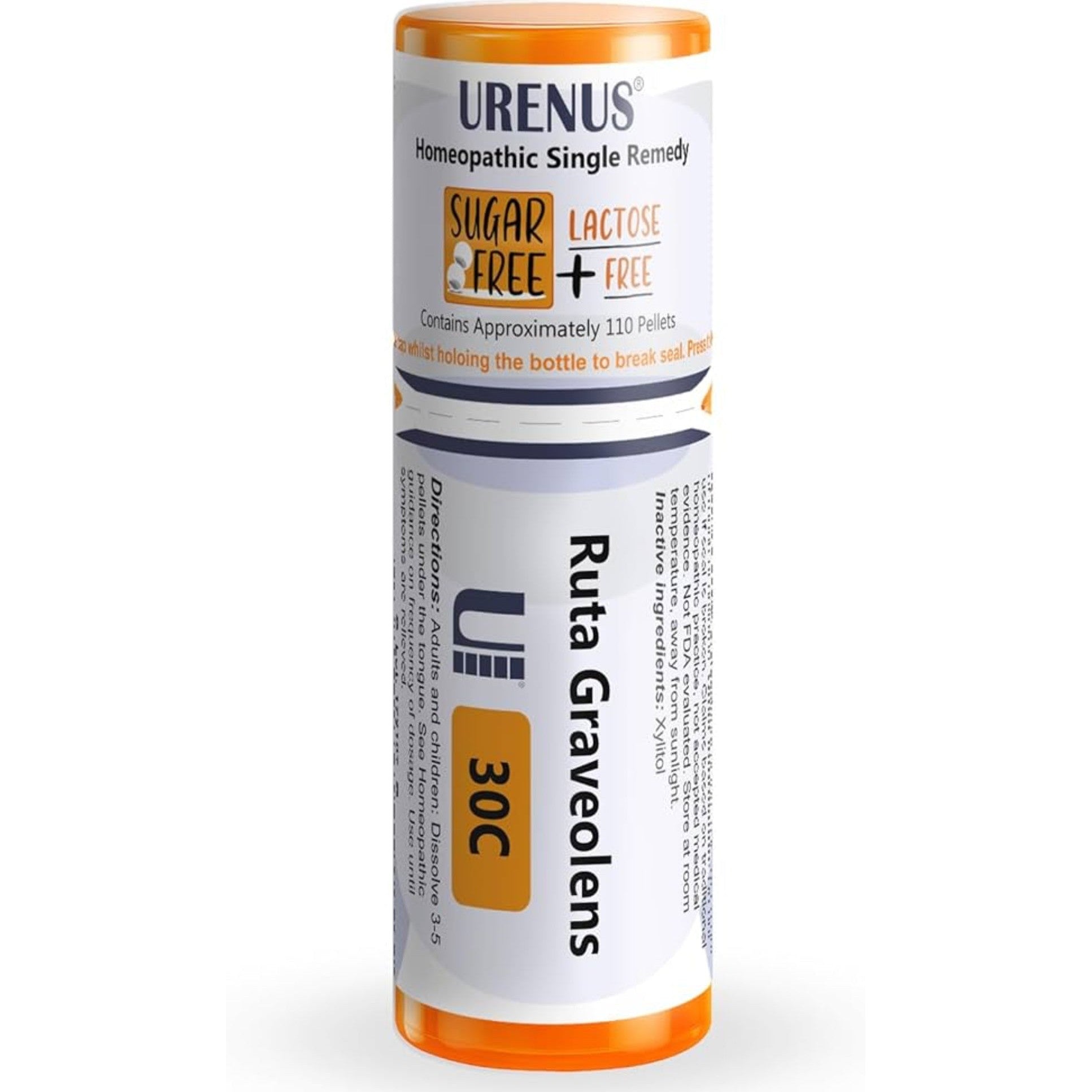 Ruta Graveolens 30C Sugar Free Lactose Free Homeopathic Remedy 110 Pellets, Urenus - Medaid International