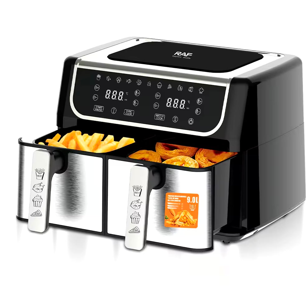 RAF Air Fryer Digital 1700 WAT 4.5L + 4.5L Model R5262 - Medaid International