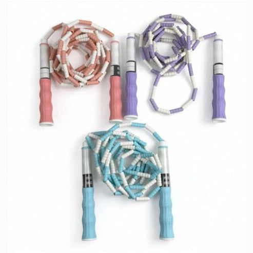 Beaded jumping rope
