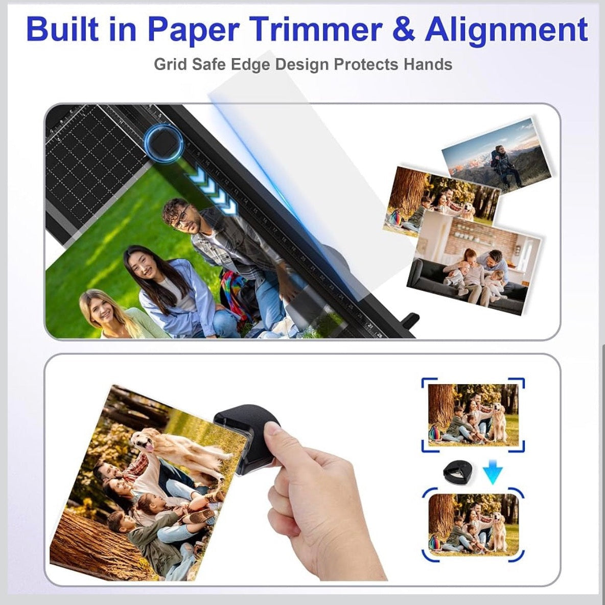 4-in-1 A4 Thermal Laminator Machine, Hot & Cold, with 20 Pouches
2-Min Quick Warm-Up, Bubble-Free Lamination, Built-In Cutter & Corner Rounder, For School, Home & Office
