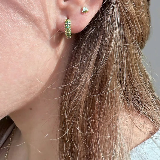 On 34th Women's Gold Tone Dazzle Hoops Earrings | On 34th In Lebanon
