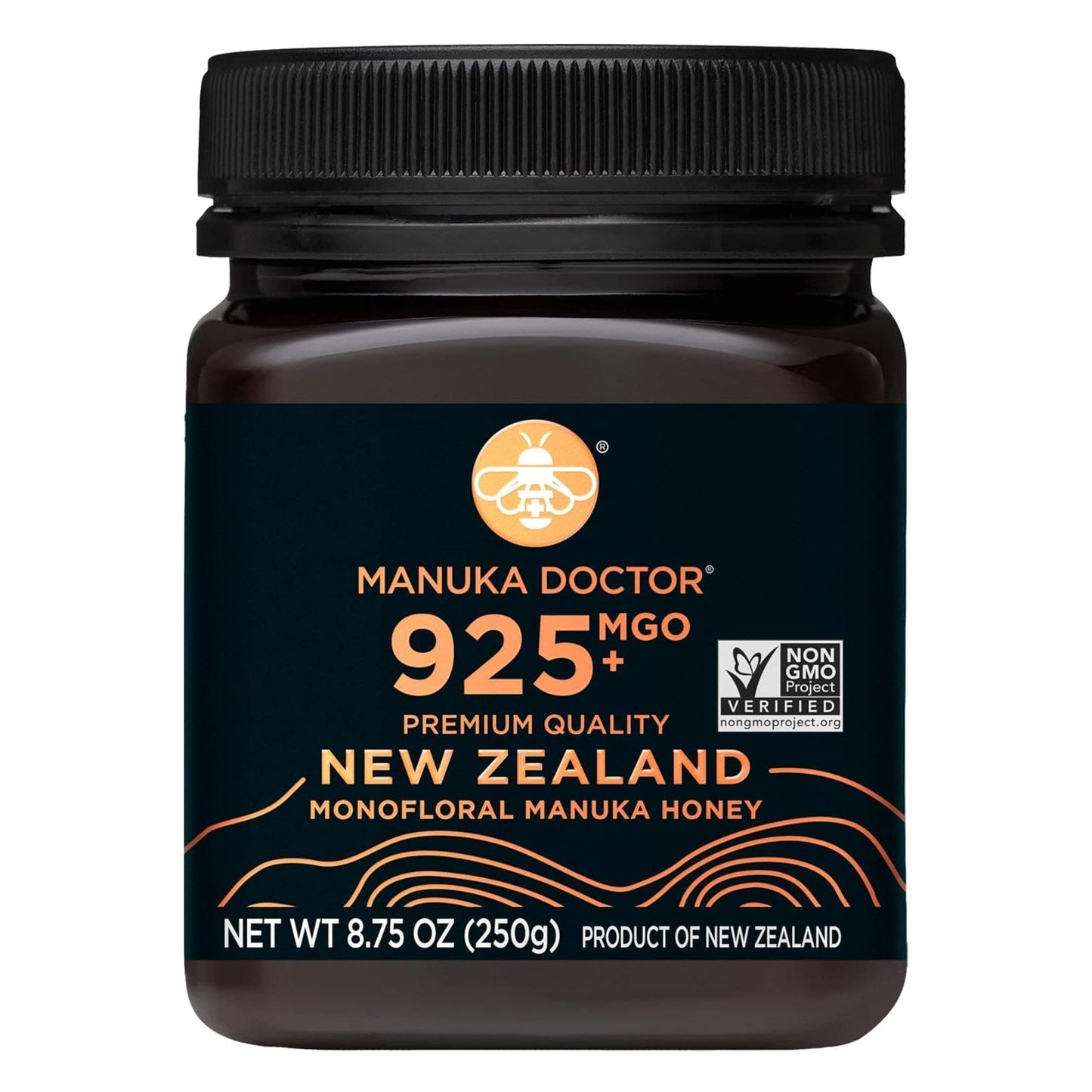 MANUKA DOCTOR - MGO 925+ Manuka Honey Monofloral, 100% Pure New Zealand Honey. Certified. Guaranteed. RAW. Non-GMO (8.75 oz) - Medaid International