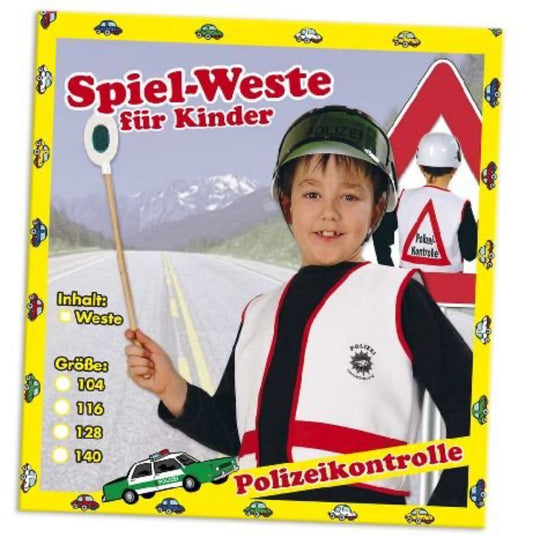 Narrenwelt Red/White Police Vest  – 140 | Narrenwelt In Lebanon