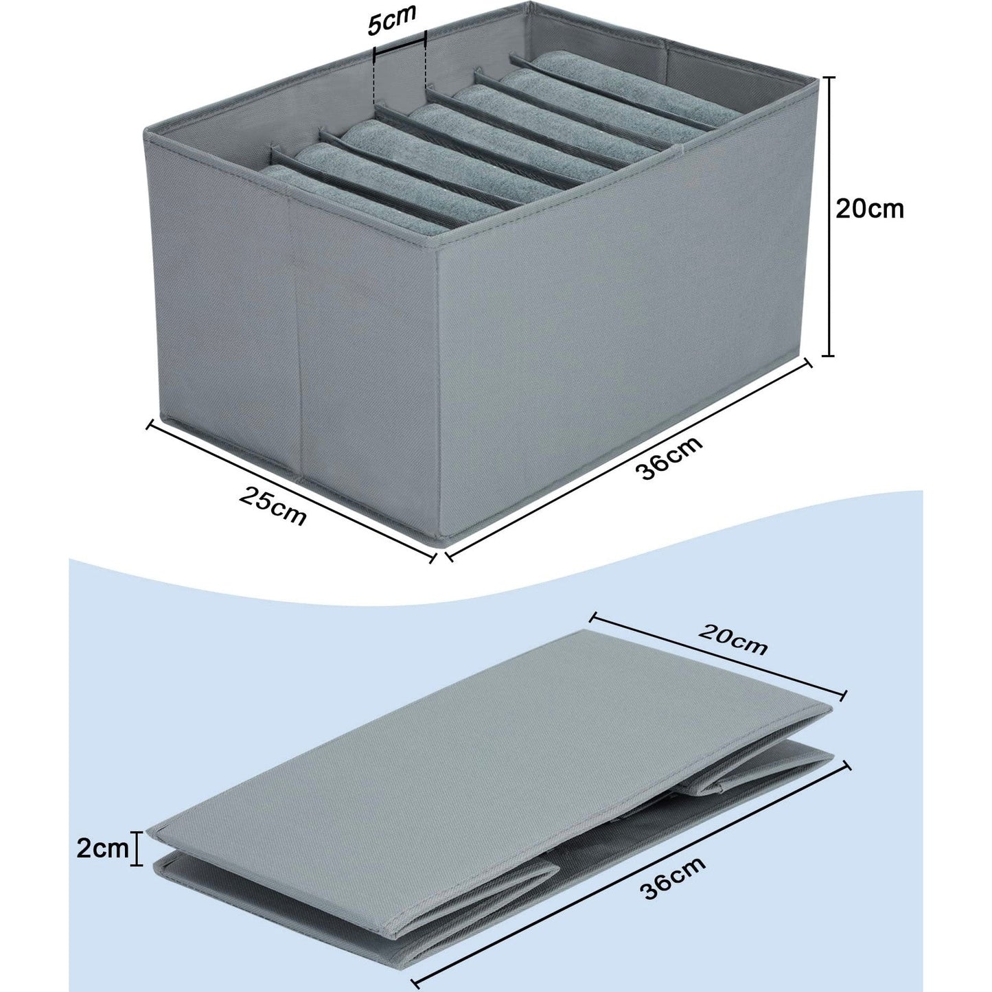 7 Layers Foldable Clothes Organizer