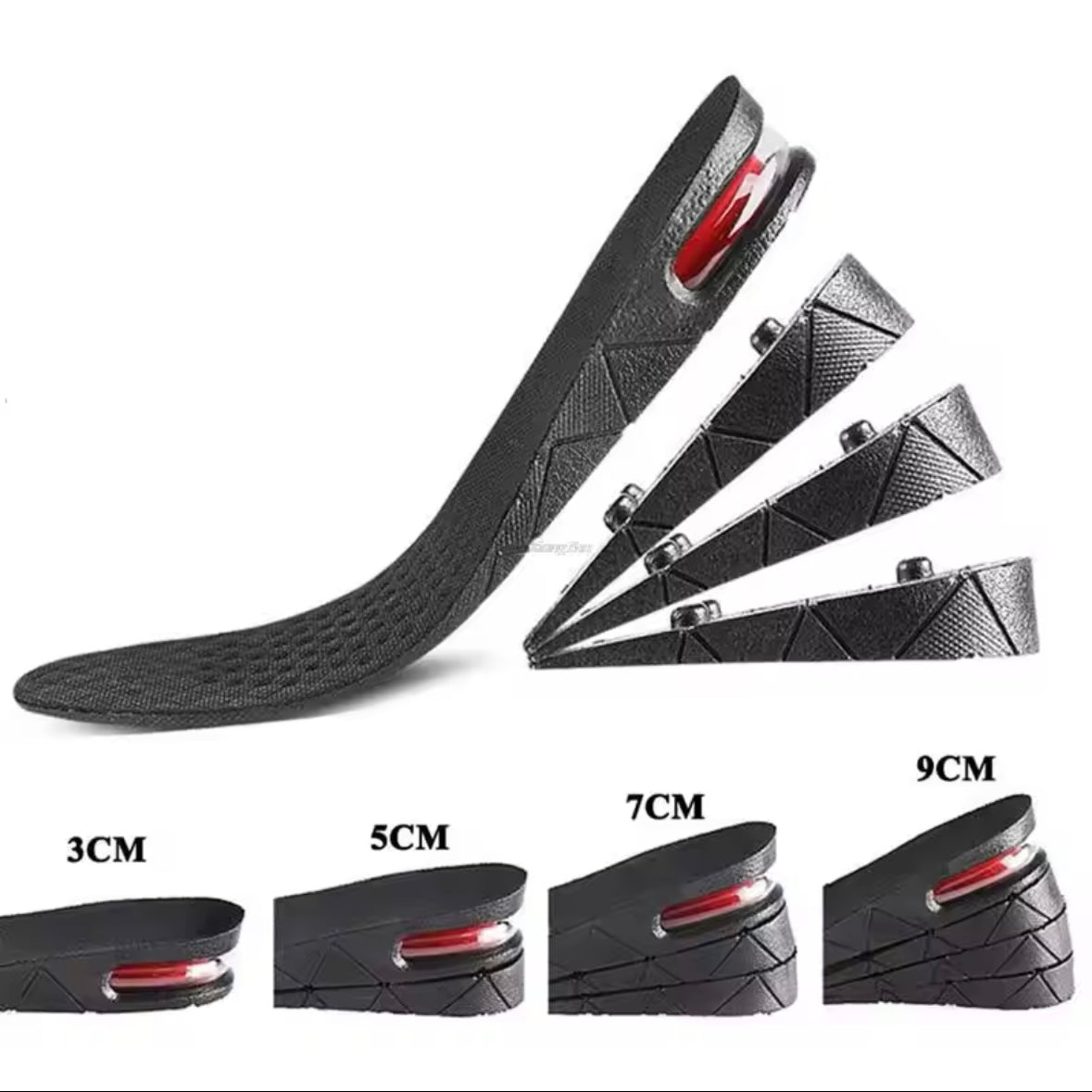 Foot Height Increase Insole With Air Cushion Adjustable Shoe - Medaid International