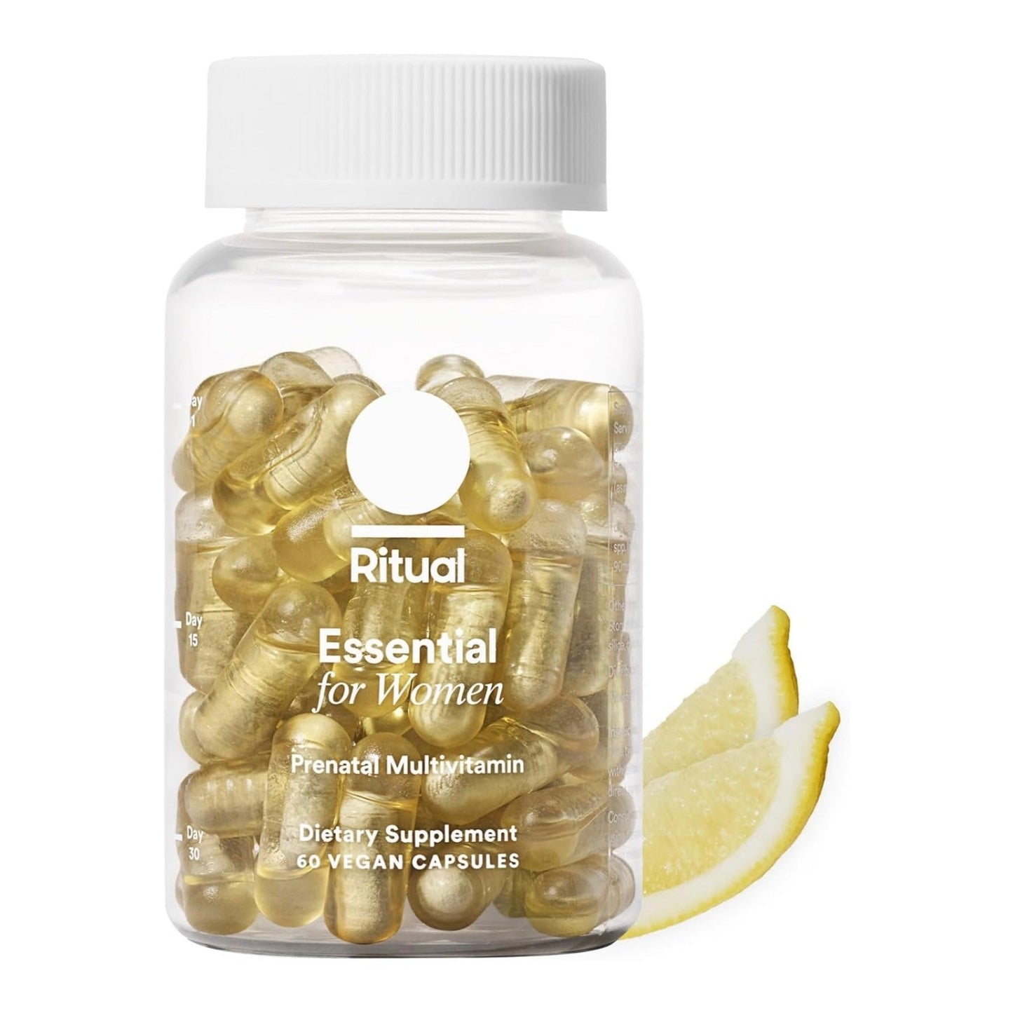 Ritual Essential for Women Prenatal Multivitamin: Folate & Choline for Neural Tube Support, Omega-3 DHA for Fetal Brain Development, Iron, Calcium-Helper D3 & K2, Non-GMO, Vegan, Citrus, 30 Days - Medaid International