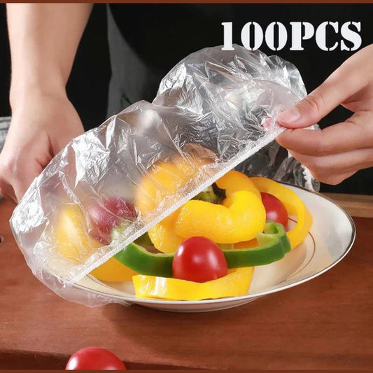 100pcs Disposable Food Bowl Cover Bag Storage