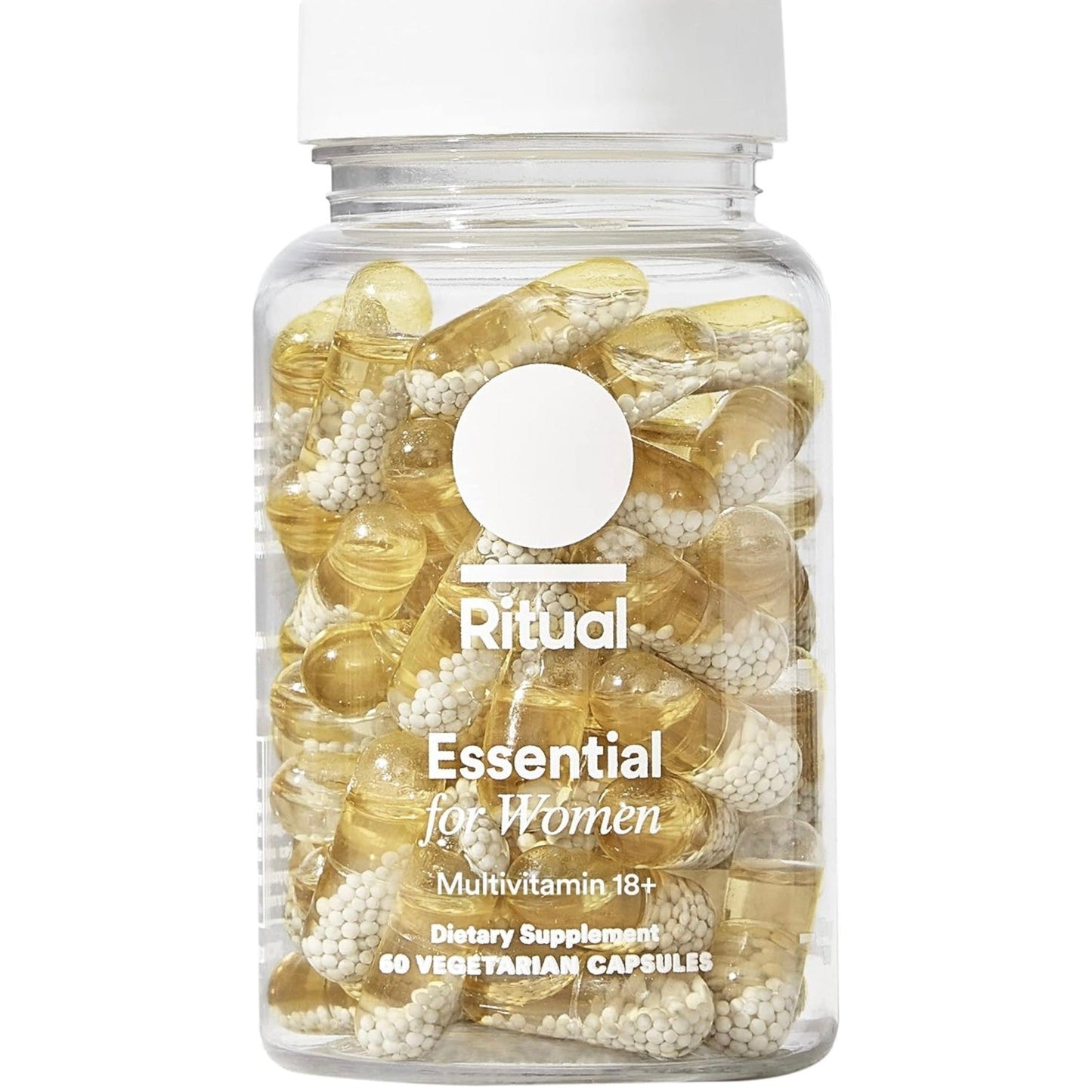 Ritual Multivitamin for Women 18+ with Vitamin D3 for Immune Support*, Vegan Omega 3 DHA, B12, Iron, Gluten Free, Non GMO, USP Verified, 30 Day Supply, 60 Capsules - Medaid International