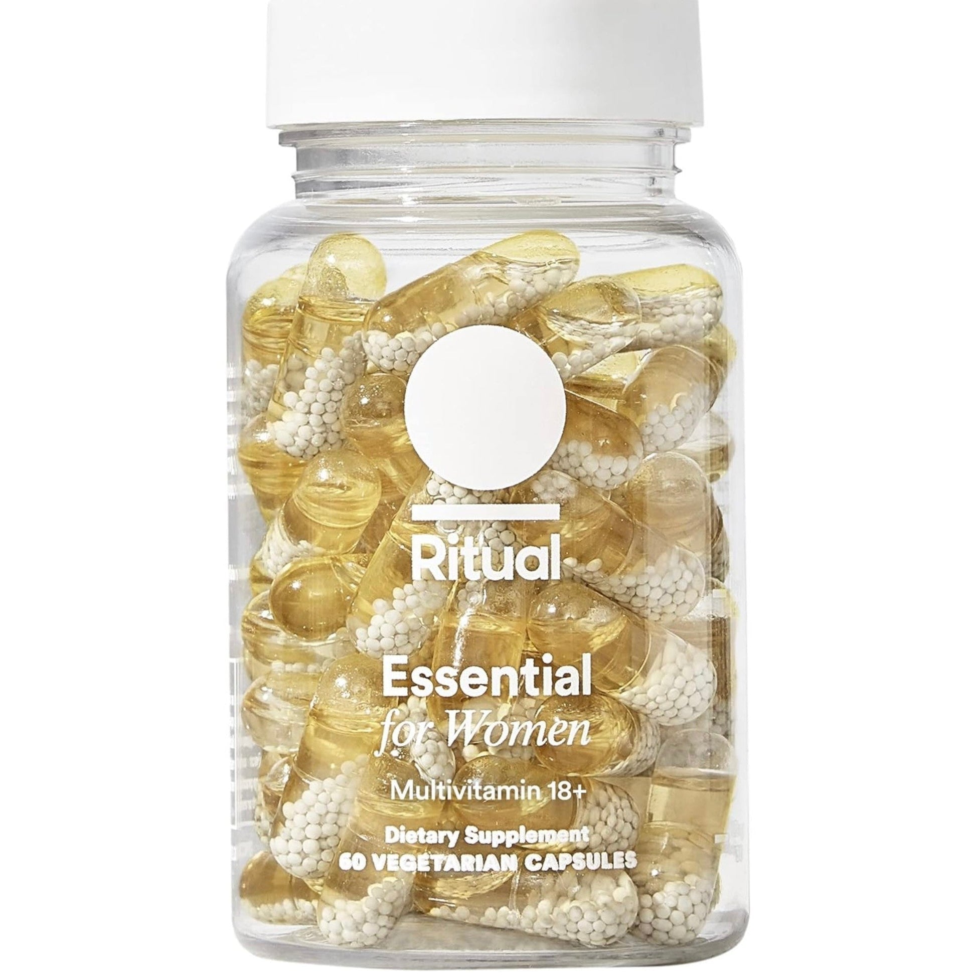 Ritual Multivitamin for Women 18+ with Vitamin D3 for Immune Support*, Vegan Omega 3 DHA, B12, Iron, Gluten Free, Non GMO, USP Verified, 30 Day Supply, 60 Capsules - Medaid International