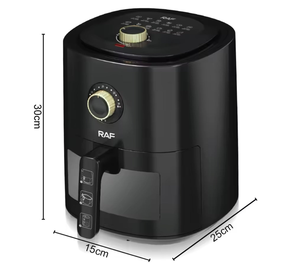 RAF Air Fryer 1300W 4L Model R5332 - Medaid International