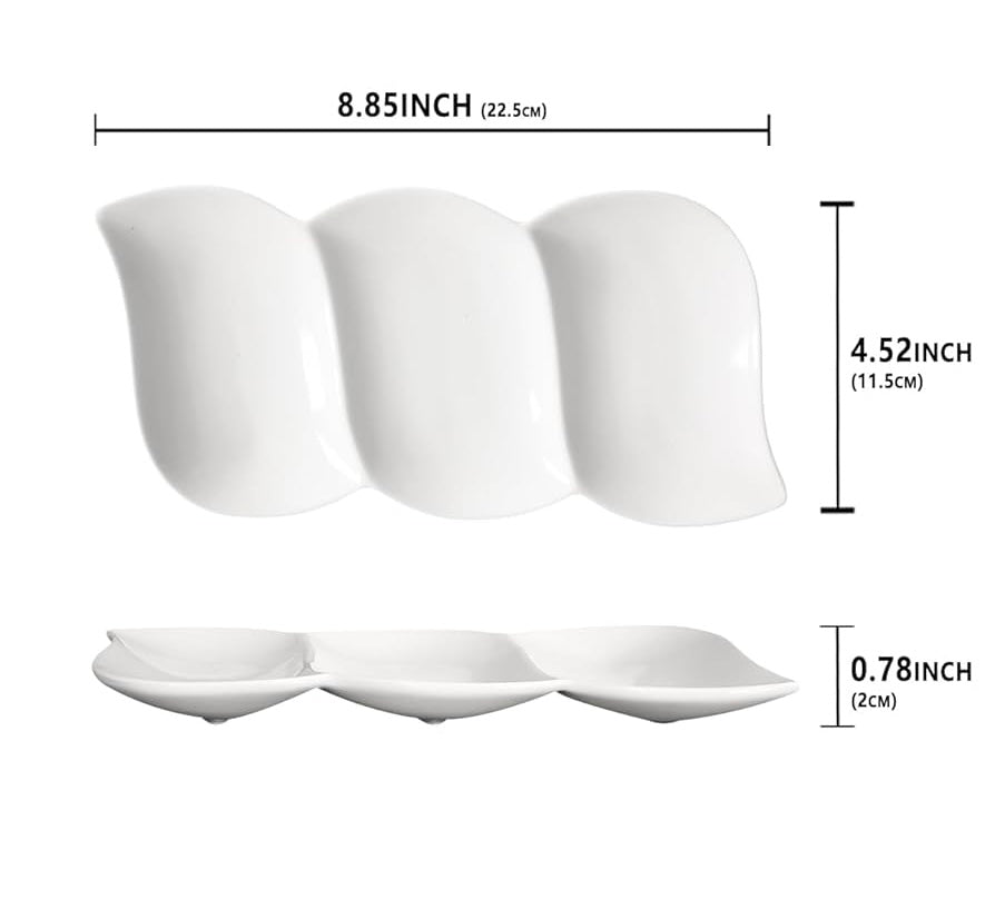 White Melamine Cheese Ball Platter